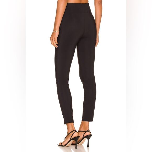 Theory Seamed Satin Legging Ankle Zippers - Picture 3 of 11